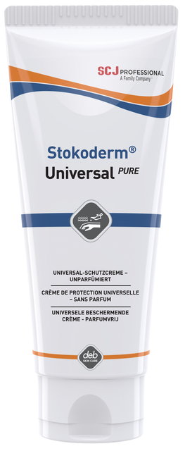 Crème mains SCJ Stokoderm universal Pure sans parfum 100ml