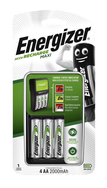 Chargeur pile Energizer 4 piles AA incluses