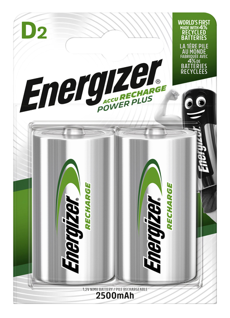 Pile rechargeable Energizer 2x D