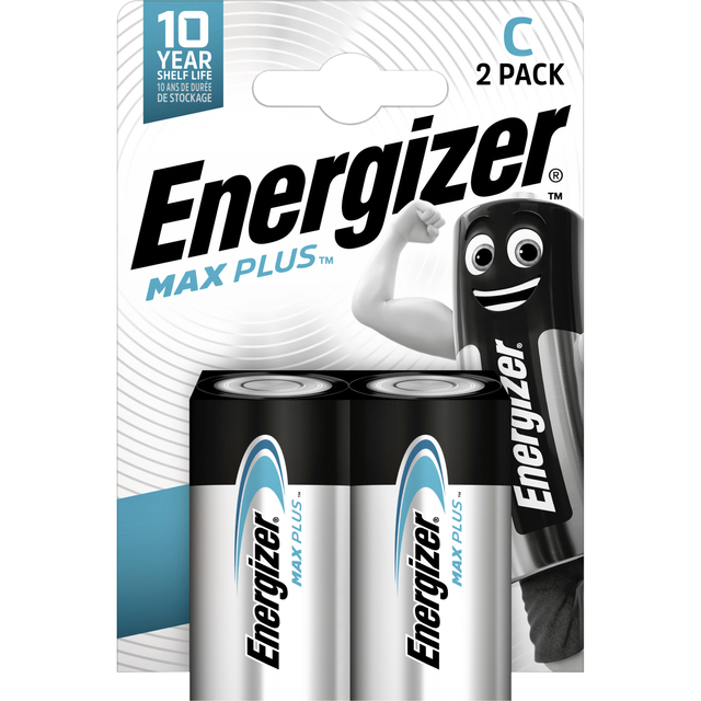 Pile Energizer Max Plus 2x C Alcaline