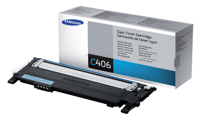 Cartouche toner Samsung/HP CLT-C406S bleu