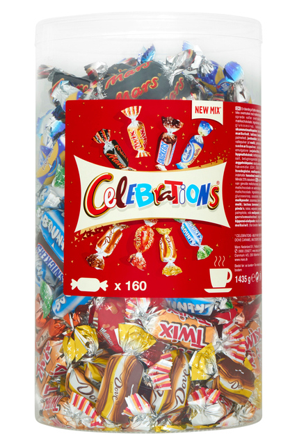 Chocolats Celebrations tube 1435kg