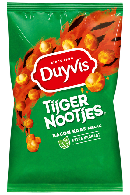 Tijgernootjes Duyvis  bacon kaas zak 1kg