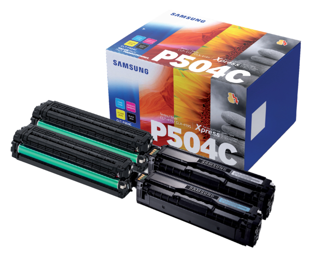 Cartouche Toner Samsung/HP CLT-P504C noir+couleur