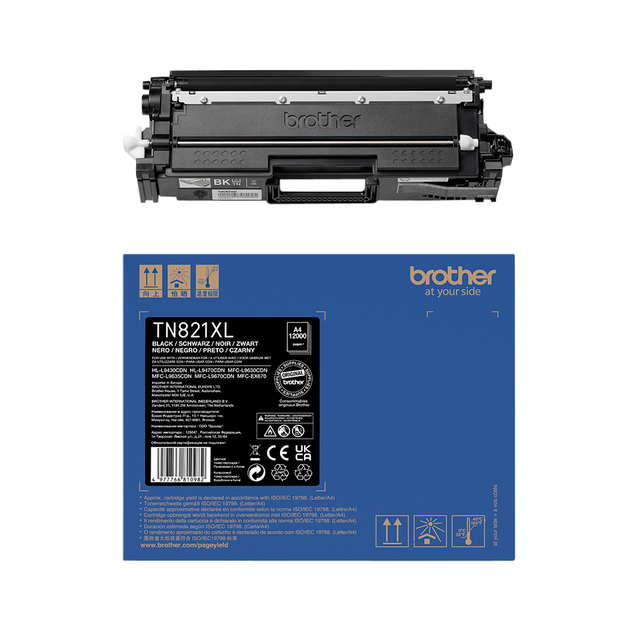 Toner Brother TN-821XLBK zwart