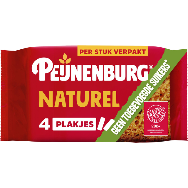 Biscuit Peijnnenburg naturel sans sucre ajouté 4 paquets