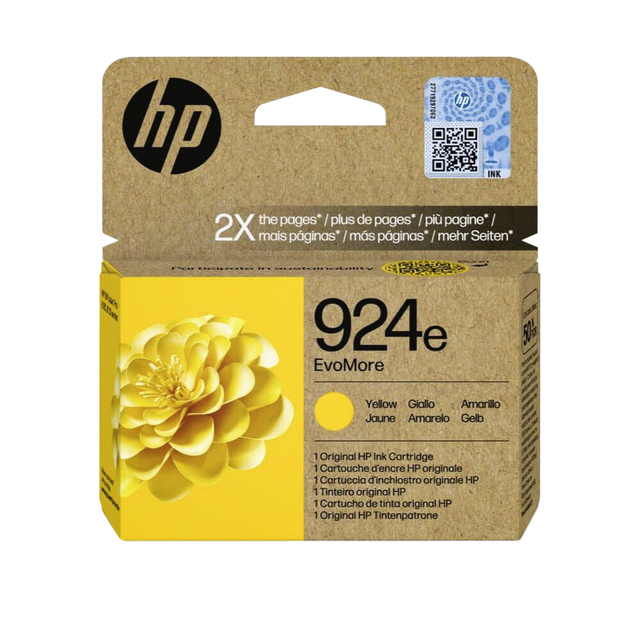 Cartouche d'encre HP 4K0U9NE 924E Evomore jaune