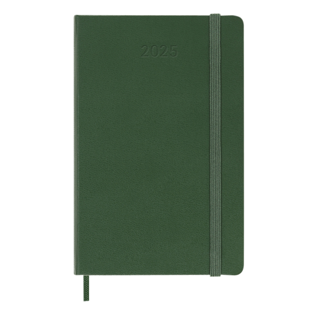 Agenda 2025 Moleskine 12 mois Planner Weekly 7j/1p Pocket rigide vert myrte