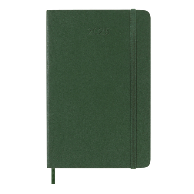 Agenda 2025 Moleskine 12 mois Planner Weekly 7j/1p Pocket souple noir