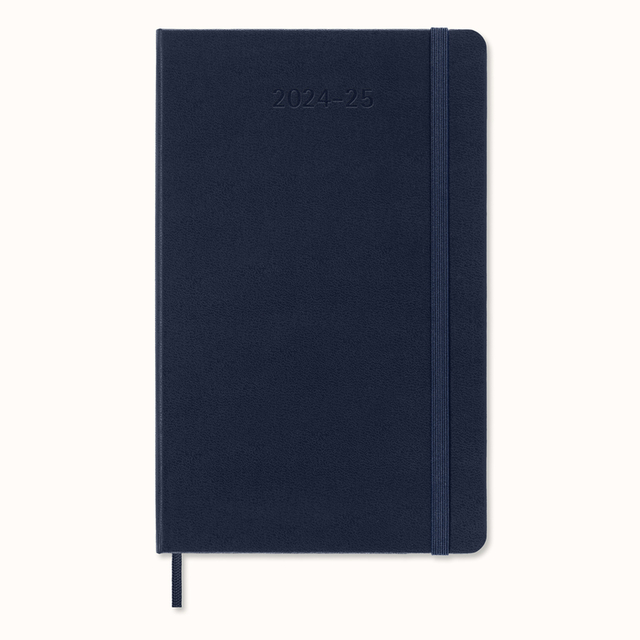 Agenda 2024/2025 Moleskine 18M Planner Weekly 7dagen/1pagina large hc sapphire blue