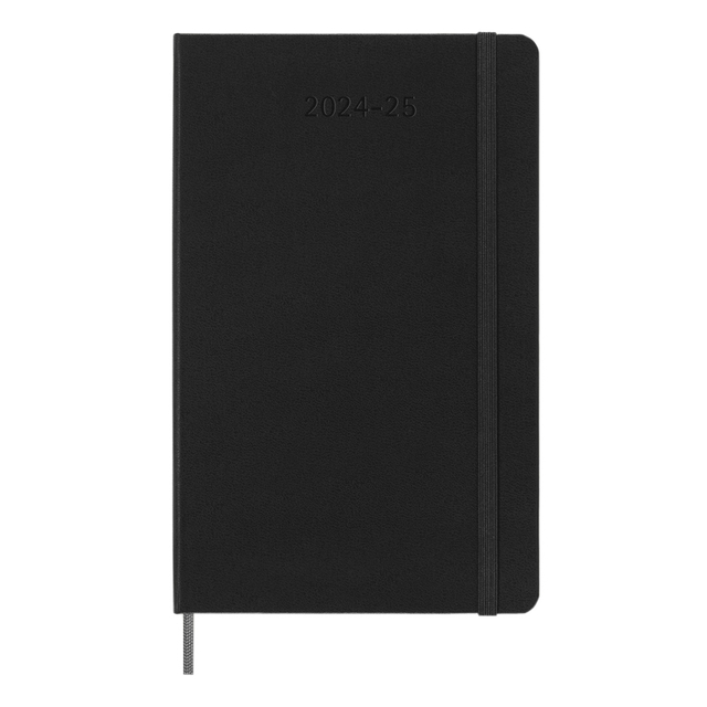 Agenda 2024/2025 Moleskine 18M Planner Weekly 7dagen/1pagina large hc black