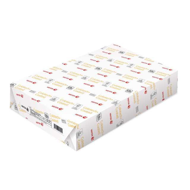 Papier laser Xerox Colotech+ brillant couché A4 170g blanc 250 feuilles