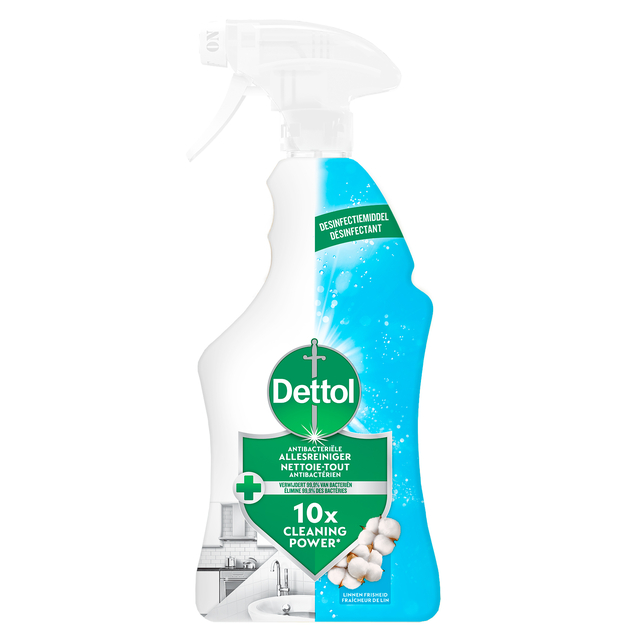 Nettoyant antibactérien Dettol Fraîcheur de lin spray 750ml