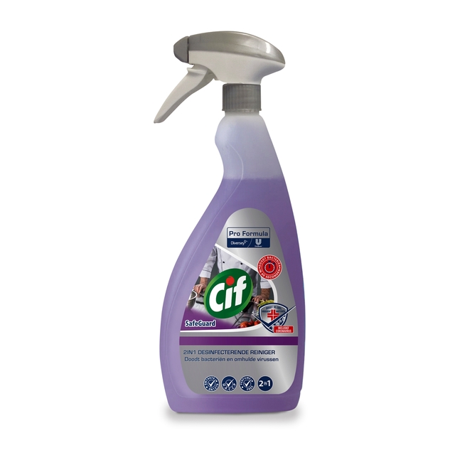 Nettoyant désinfectant Cif Profesional SafeGuard spray 750ml