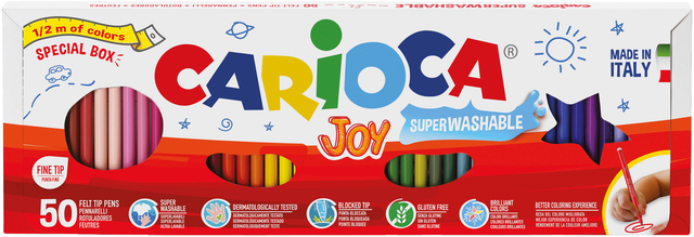 Feutre Carioca Joy set 50 couleurs