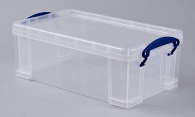 Opbergbox Really Useful 5 liter 340x200x125mm transparant wit