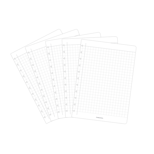 Set extension Correctbook A4 carreau 10x10mm 5 feuilles