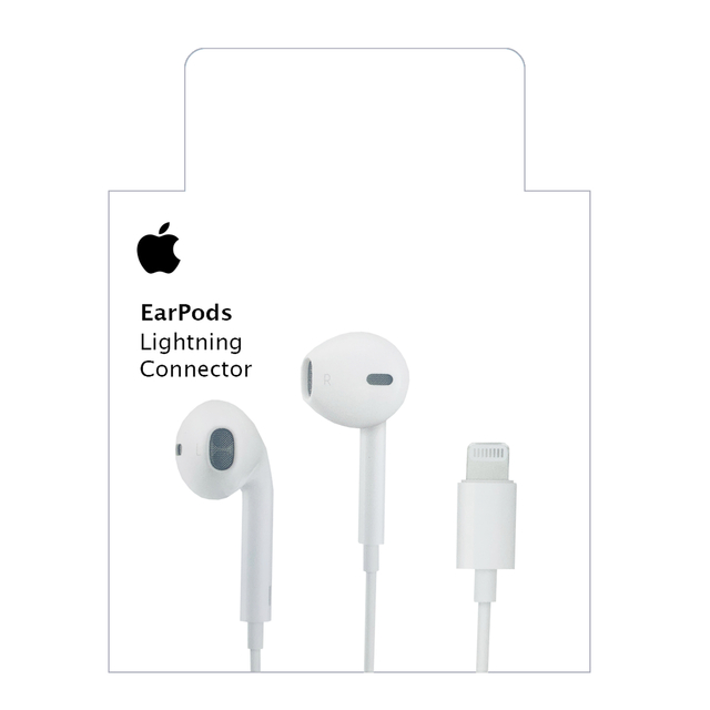 Ecouteurs Apple EarPods Lightning blanc