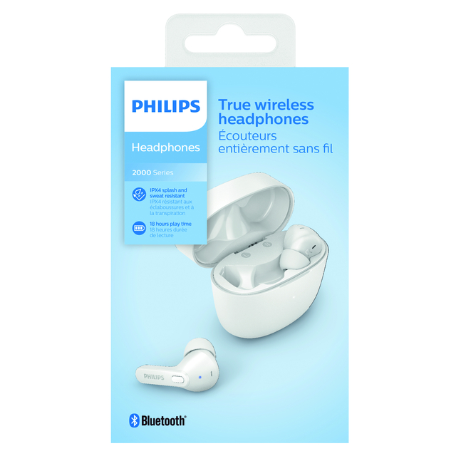 Oortelefoon Philips In-ear TWS TAT2206 wit