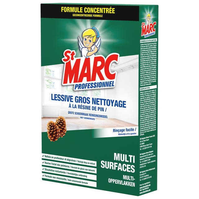 Nettoyant multi-usages St Marc Professionnel Résine de pin poudre 1kg