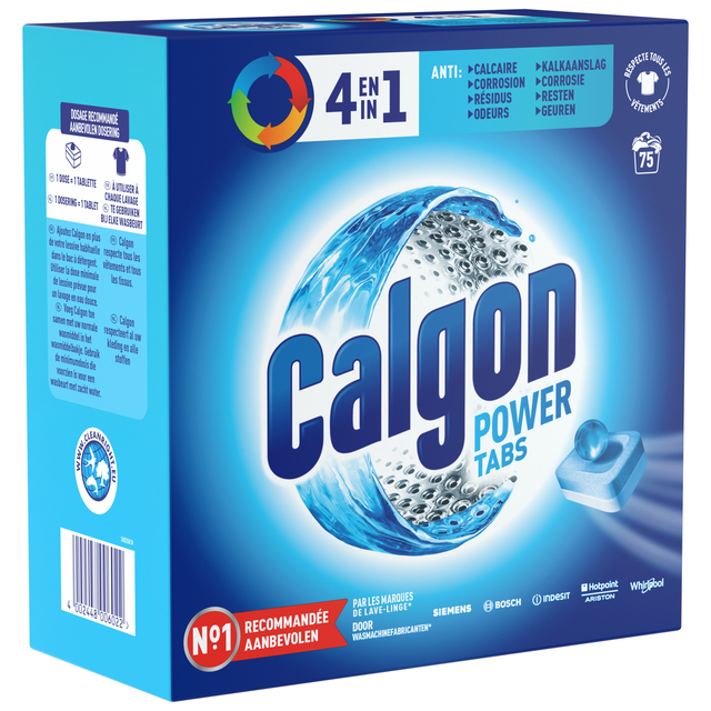 Tablette Calgon anti-calcaire 4-en-1 75 tablettes