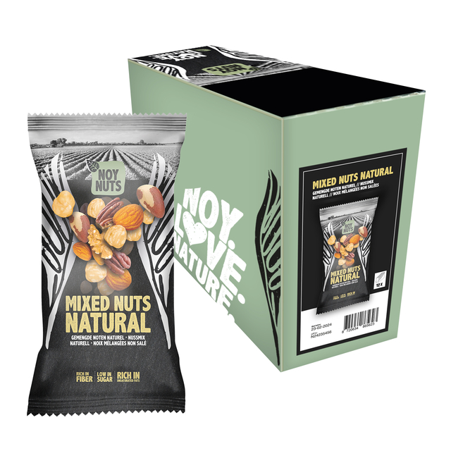 Noten NoyNuts naturel mix zak 45 gram