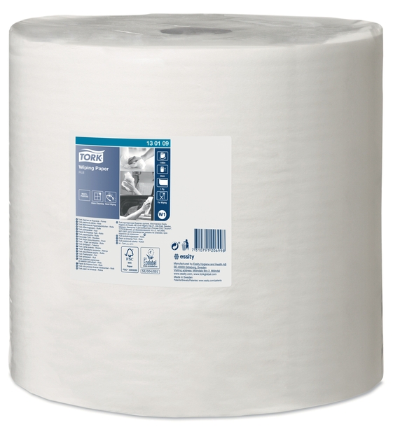 Papier d'essuyage Tork W1 Advanced 130109 1 épaisseur 1180m blanc