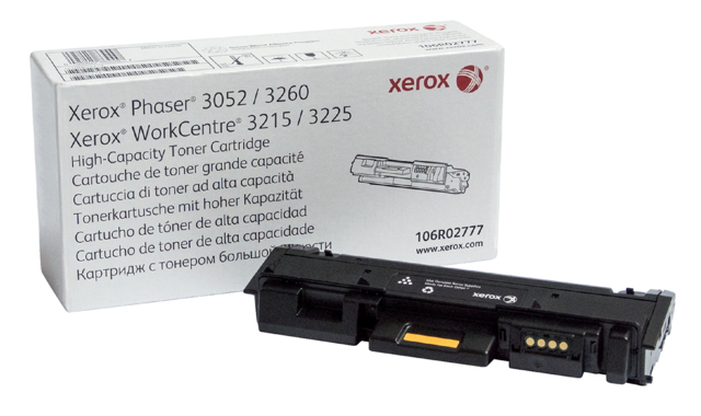 Cartouche toner Xerox 106R02777 noir