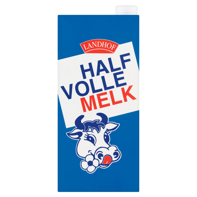 Melk Landhof halfvol houdbaar pak 1 liter