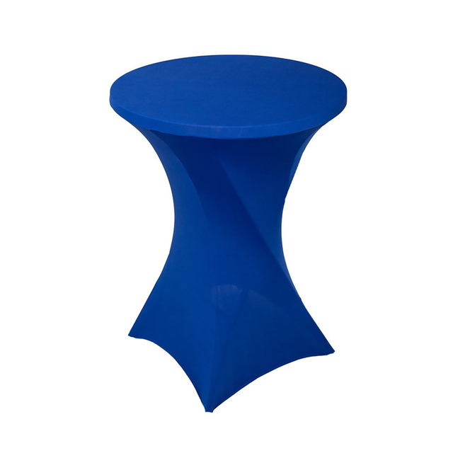 Housse BRASK pour table haute 80cm bleu