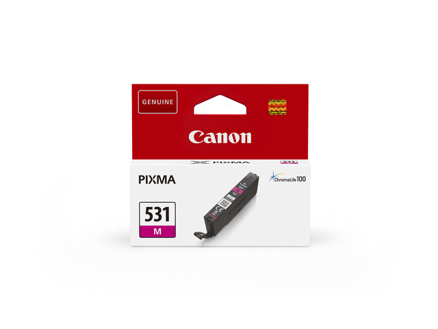 Inktcartridge Canon CLI-531 rood