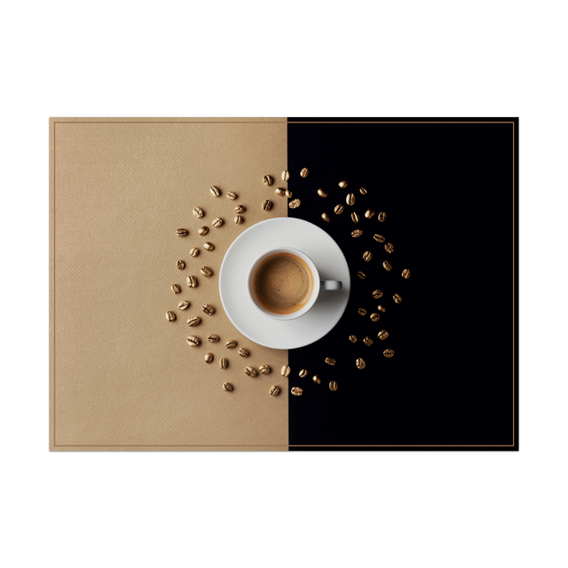 Placemat IEZZY koffiekop bruin 6 stuks