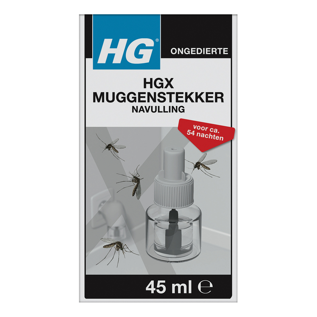 Dispositif anti-moustiques HG HGX recharge 45ml