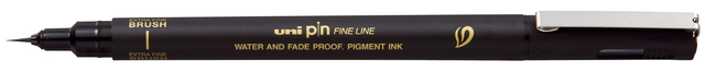 Fineliner uni-Ball Pin Brush EF noir