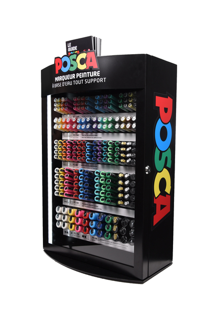 Verfstift Posca meubel met 281 kleuren en breedtes assorti