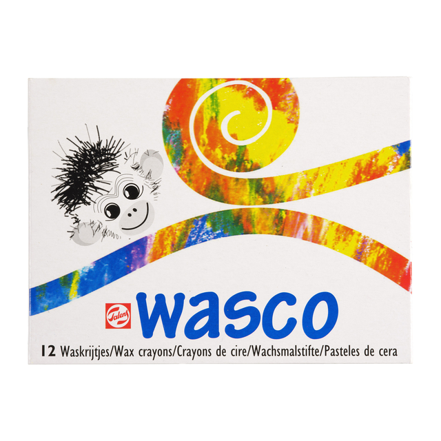 Waskrijt Talens Wasco set á 12 kleuren