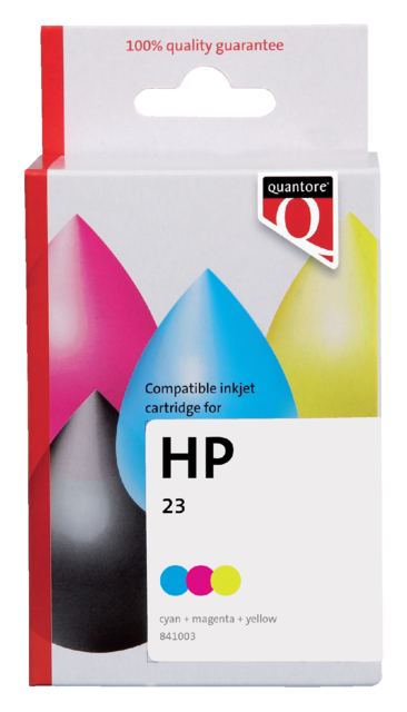 Inktcartridge Quantore alternatief tbv HP C1823D 23 kleur