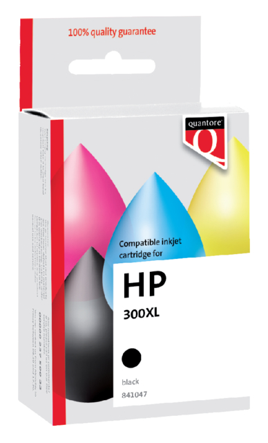 Inktcartridge Quantore alternatief tbv HP CC641EE 300XL zwart