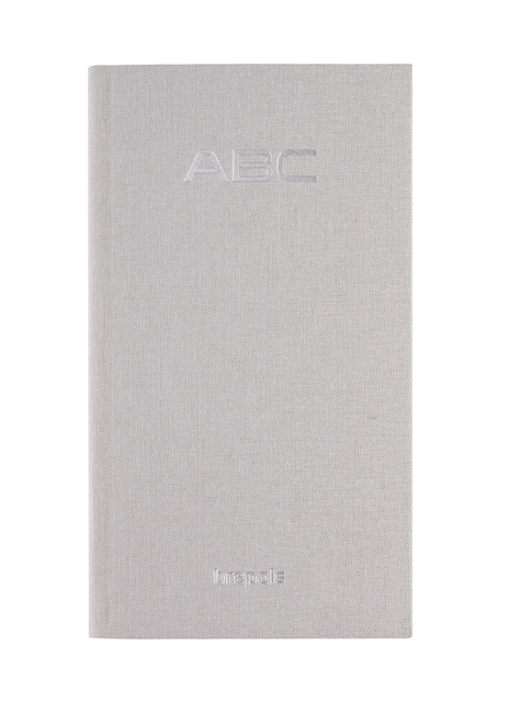 Carnet d'adresses Brepols Notaphone Nature gris