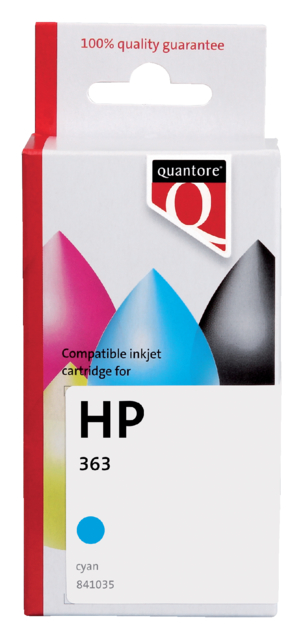 Inktcartridge Quantore alternatief tbv HP C8771EE 363 blauw