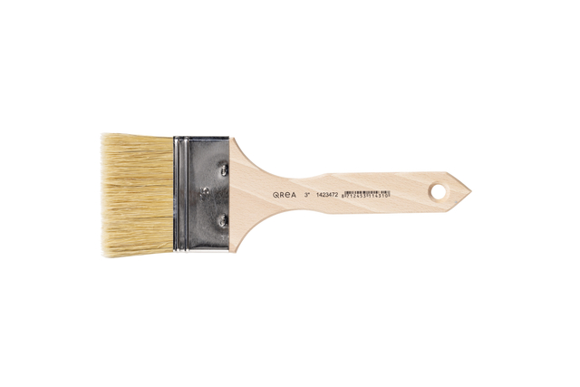 Brosse plate Qrea soie de porc nr 3 largeur 70,9mm