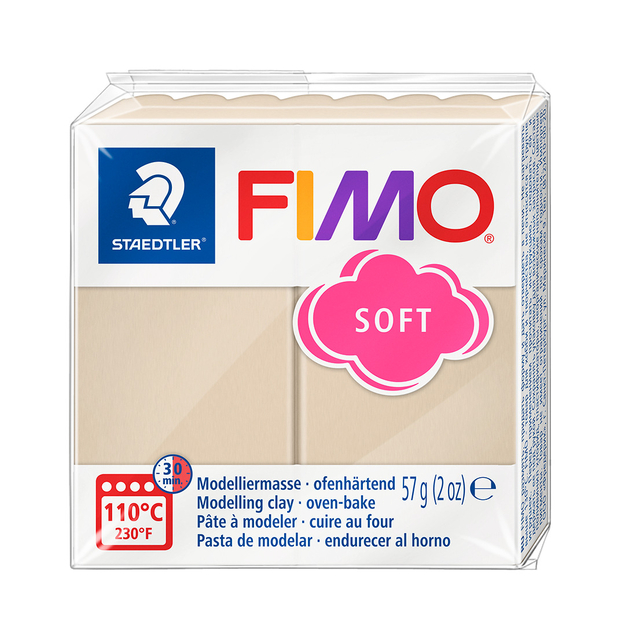 Pâte à modeler Fimo Soft 57g sahara