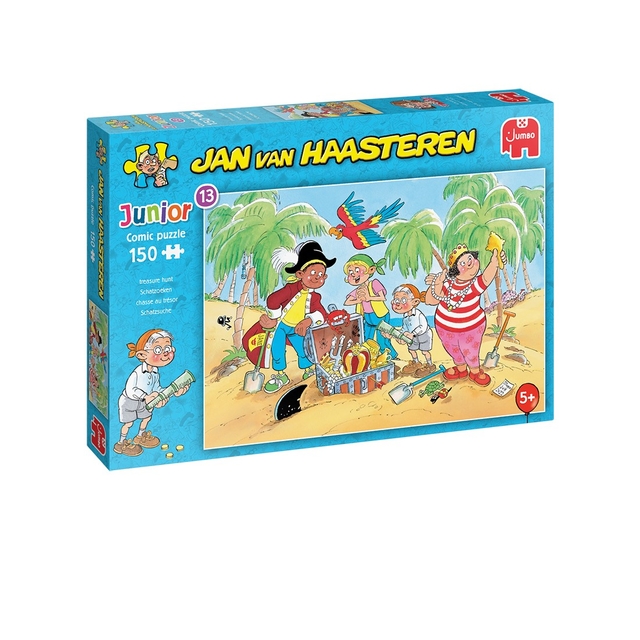 Puzzel Jan van Haasteren Junior 13 Treasure Hunt 150 stukjes