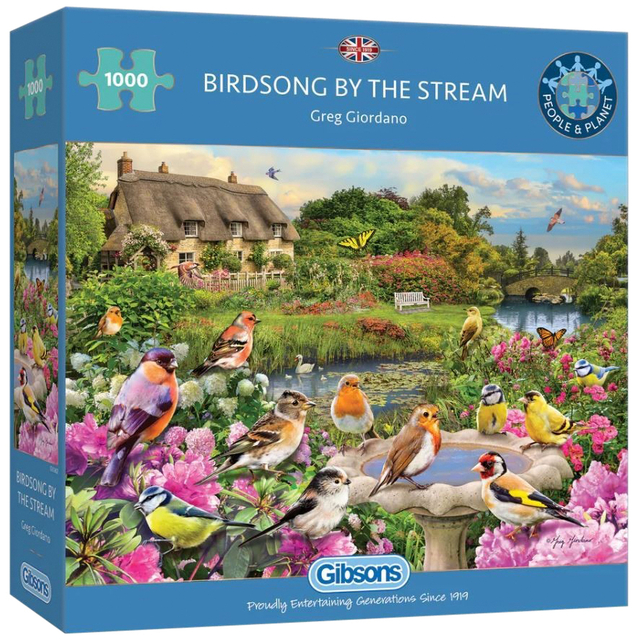 Puzzel Gibsons Birdsong by the Stream 1000 stukjes