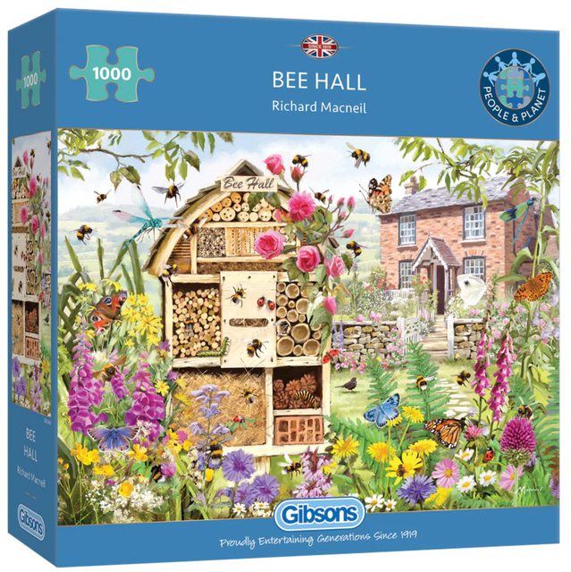 Puzzel Gibsons Bee Hall 1000 stukjes