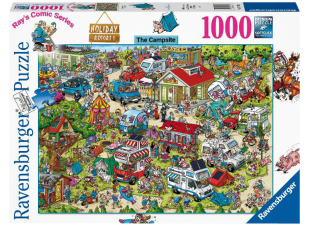 Puzzle Ravensburger Ray Comics Holiday resort 1 The campsite 1000 pièces