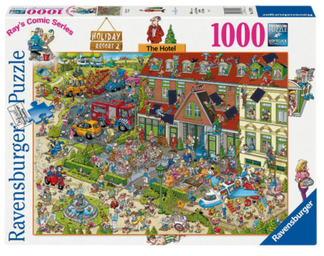 Puzzle Ravensburger Ray Comics Holiday resort 2 The hotel 1000 pièces