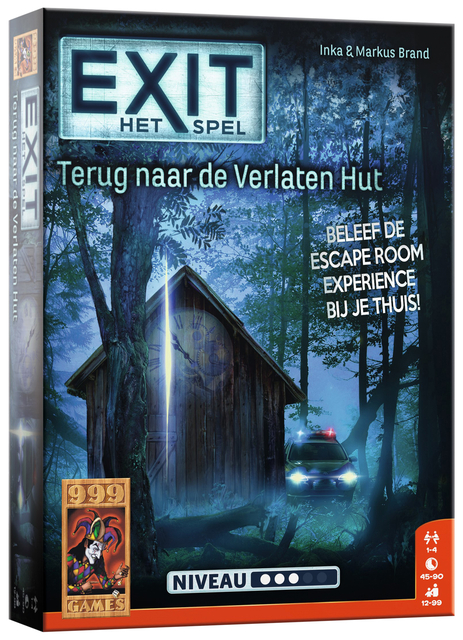 Jeu EXIT - Terug naar de Verlaten Hut