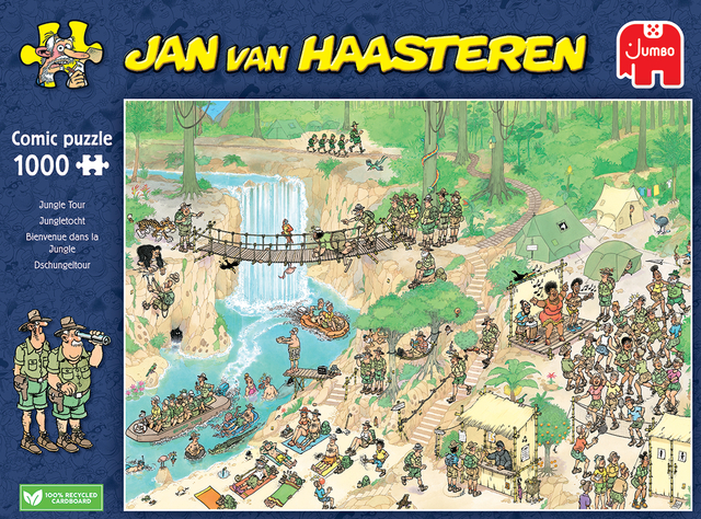 Puzzel Jan van Haasteren Jungletocht 1000 stukjes