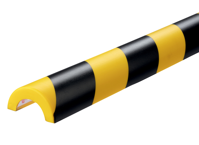 Profilé de protection tube Durable P30 1m jaune noir